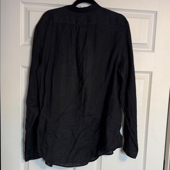 John Varvatos Black Lightweight Shirt Jacket - Picture 4 of 5